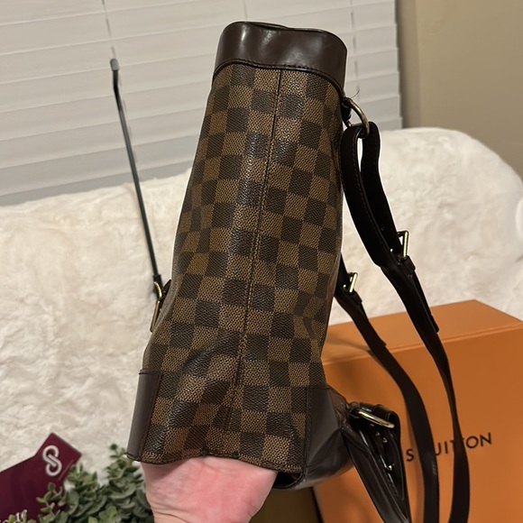 LOUIS VUITTON Damier Ebene Soho Backpack 1999 Classic mint Authentic Vintage - Picture 16 of 16